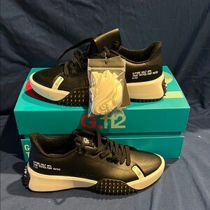 G/FORE Black and White Athletic Shoes